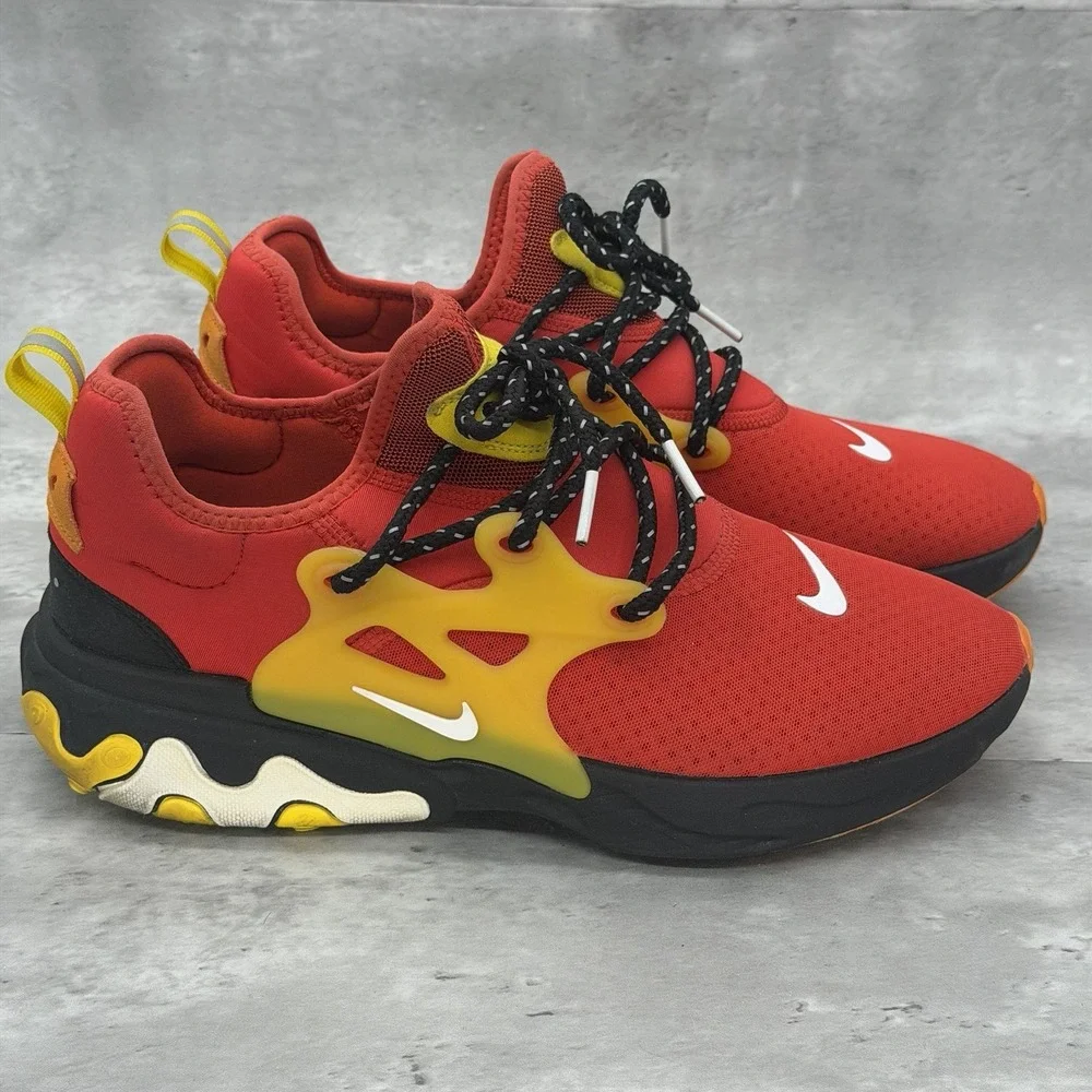 Nike React Presto 'Chile Red' Performance Sneakers CZ9273-600 Men's Size 10 M